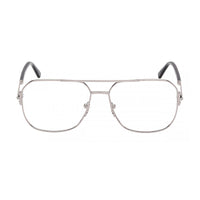 MCM Eyeglasses Aviator Full Rim, Shiny Pale Gold/Dark Havana Frame and Clear Demo Lenses Lens MW5007032