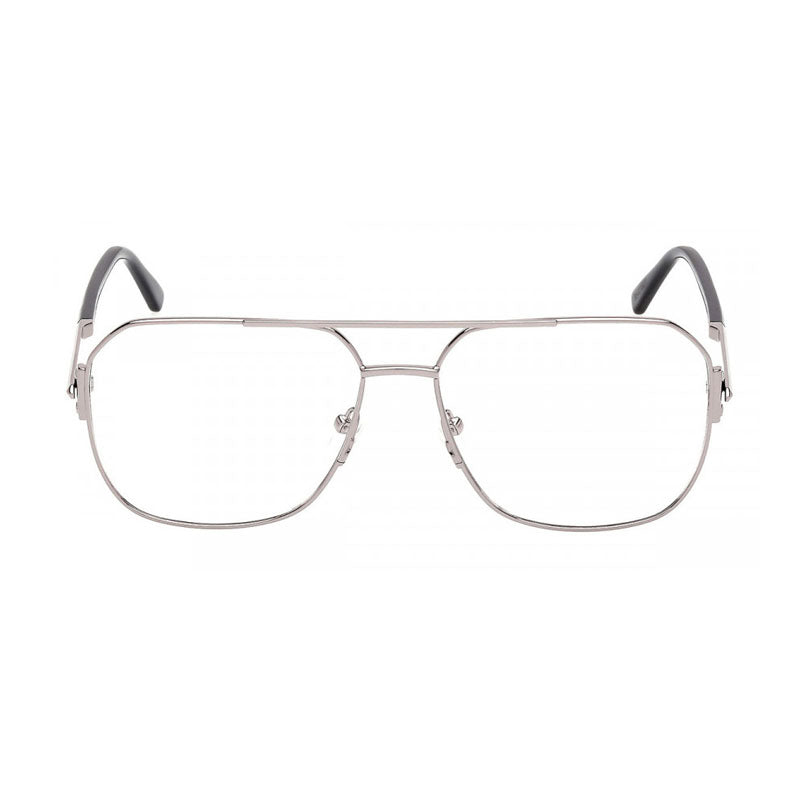MCM Eyeglasses Aviator Full Rim, Shiny Pale Gold/Dark Havana Frame and Clear Demo Lenses Lens MW5007032