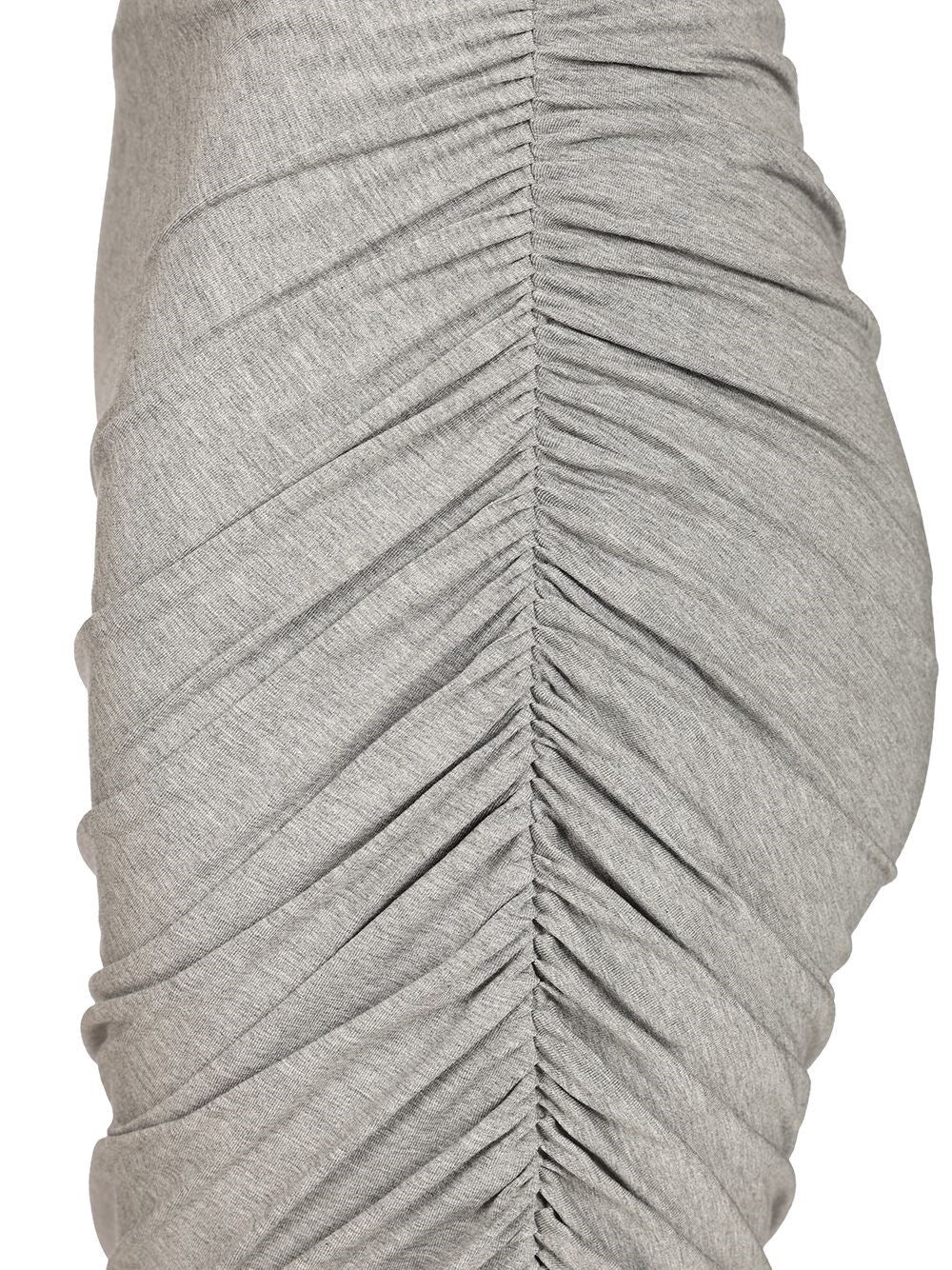 The Attico Women Gathered Midi Skirt