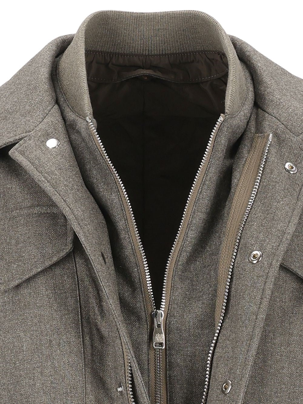 Eleventy Eleventy Men Wool And Cotton Safari Jacket