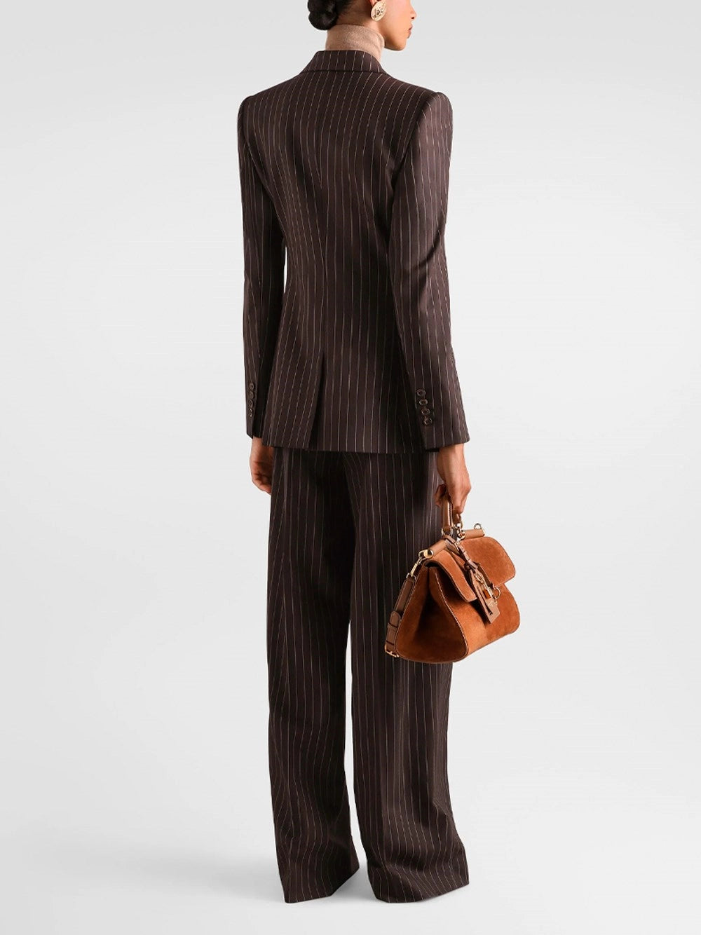 Dolce & gabbana Dolce & Gabbana Women Pinstripe Wool Trousers