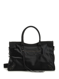 Balenciaga Women "Le City" Large Nylon Bag