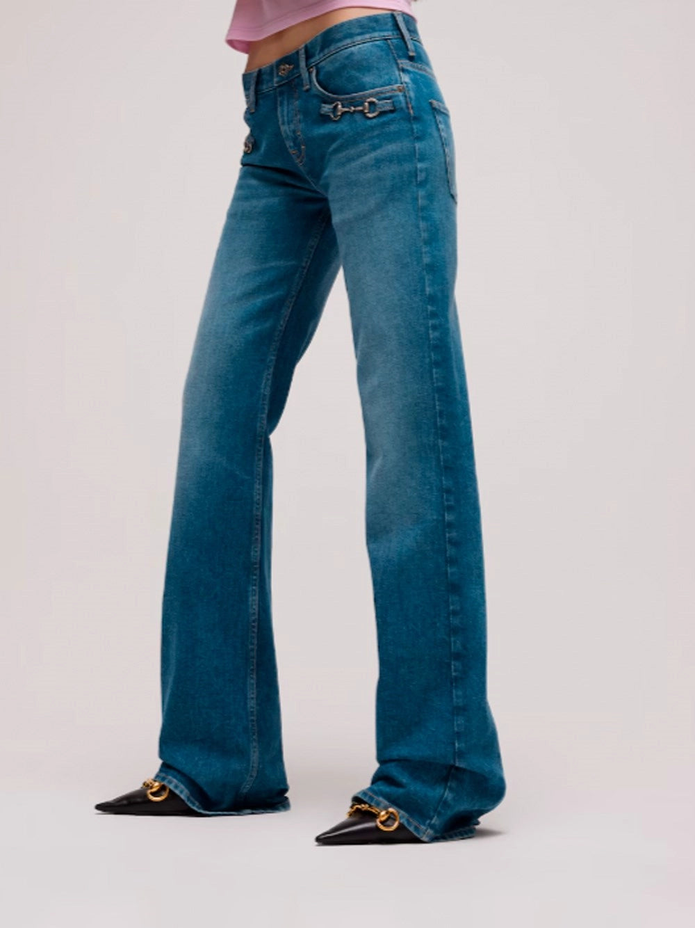 Gucci Gucci Women Low Rise Flare Pants