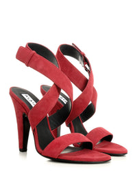 Alaïa Women Suede Cone Sandals