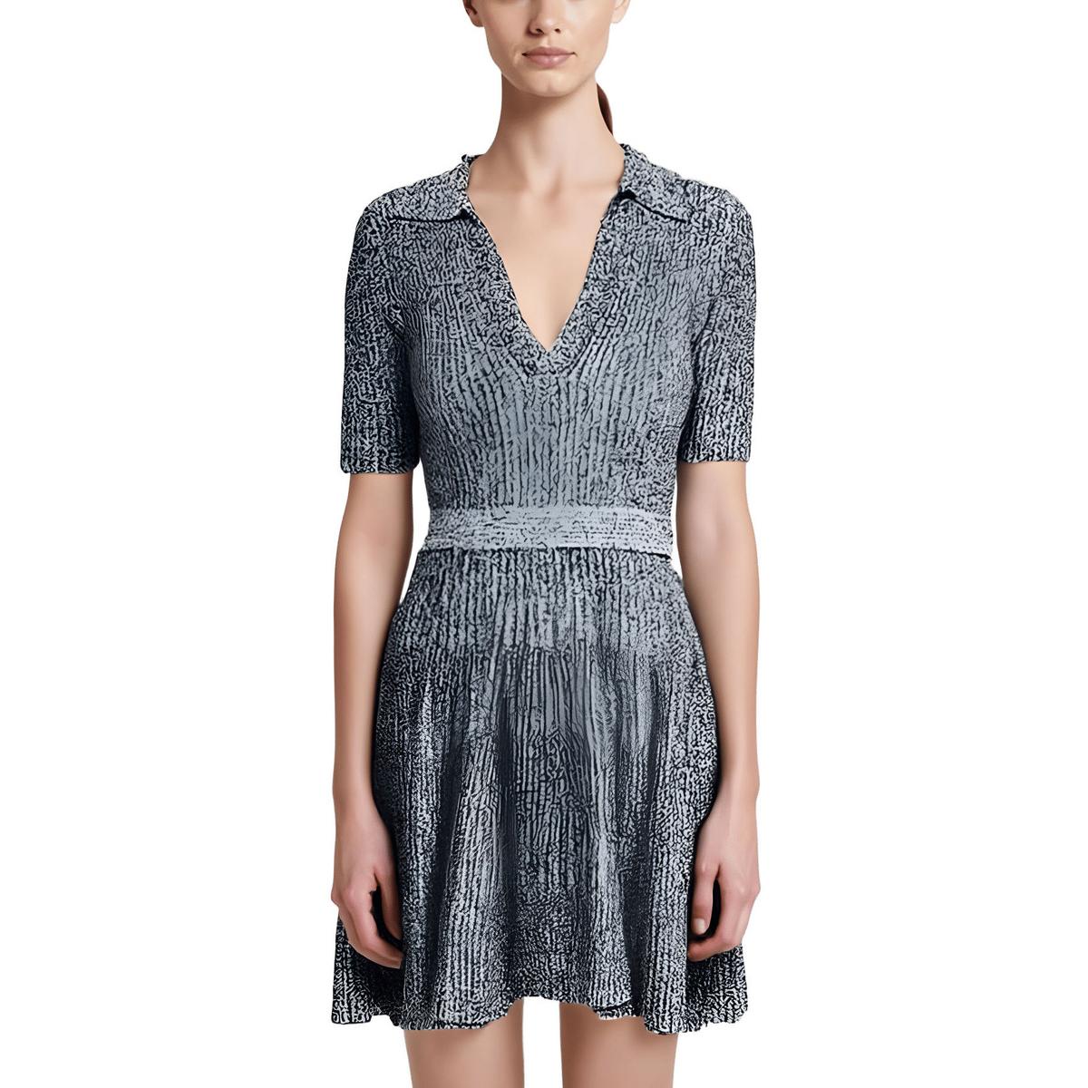 Womens A-Line Knit Sweaterdress