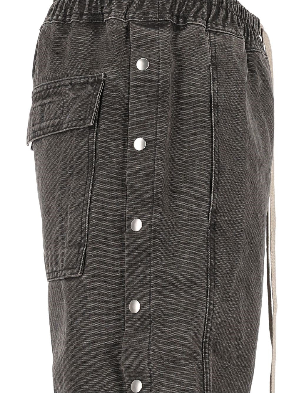 Rick Owens Drkshdw Men Straight-Leg Cotton Canvas Pusher Shorts