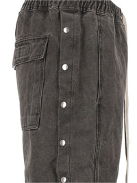 Rick Owens Drkshdw Men Straight-Leg Cotton Canvas Pusher Shorts