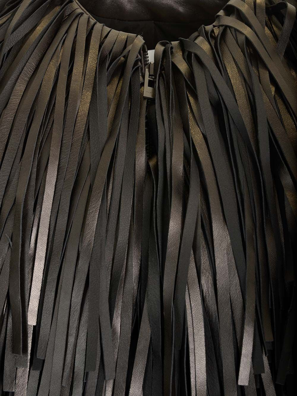 Alaïa Women Fringed Bomber Jacket