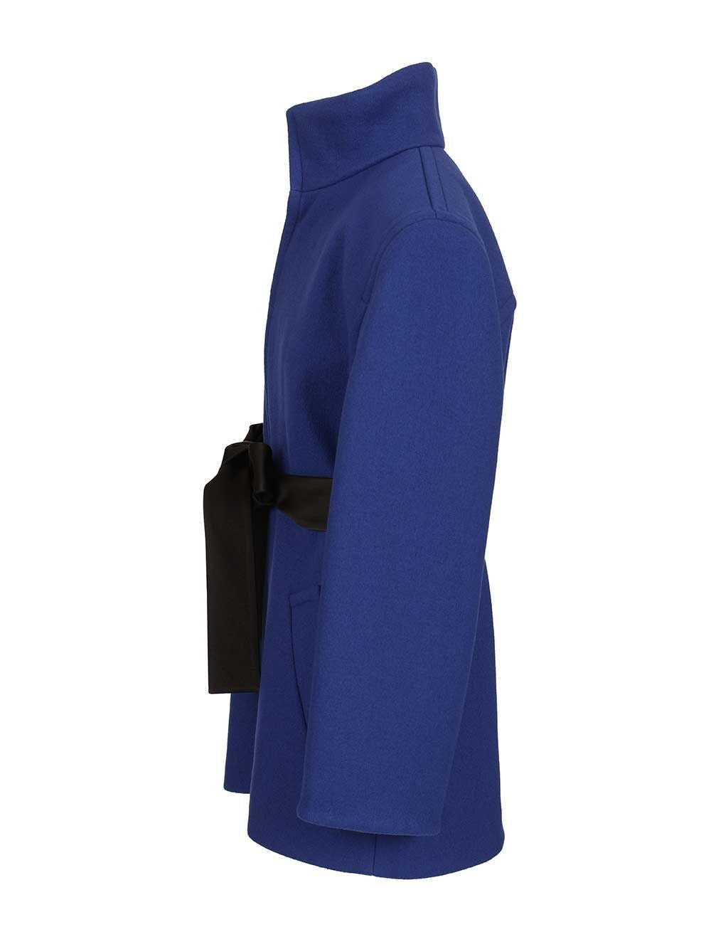 Saint Laurent Women Short Coat With Belt