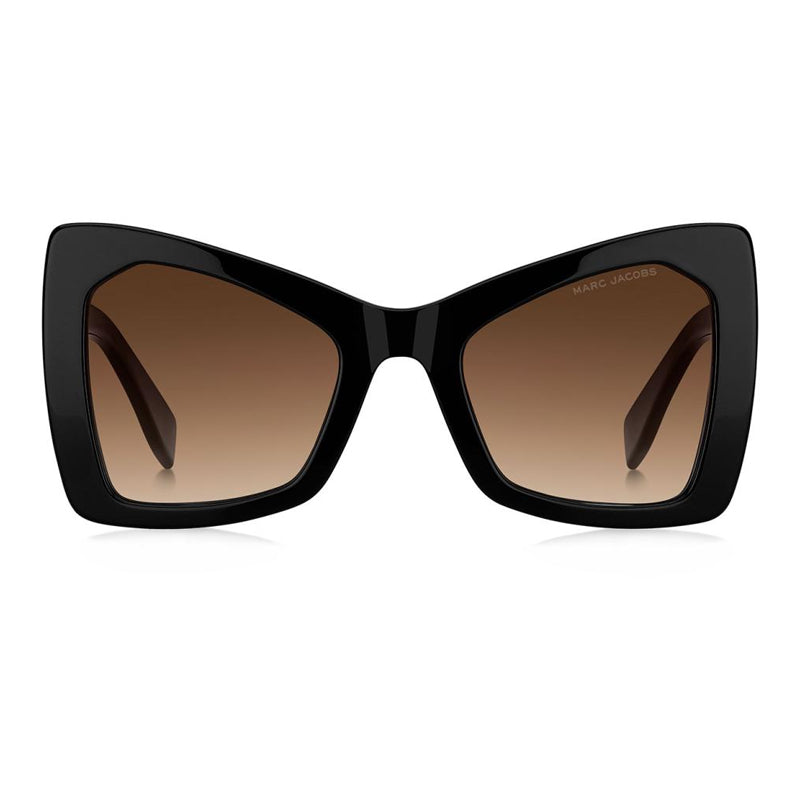 Marc Jacobs Marc Jacobs Sunglasses Cat Eye Full Rim, Black Frame and Brown Gradient Lens MARC761/S0807HA