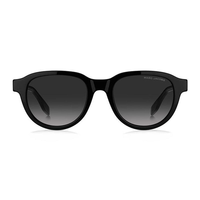 Marc Jacobs Sunglasses Oval Full Rim, Black Frame and Grey Gradient Lens MARC684/S08079O