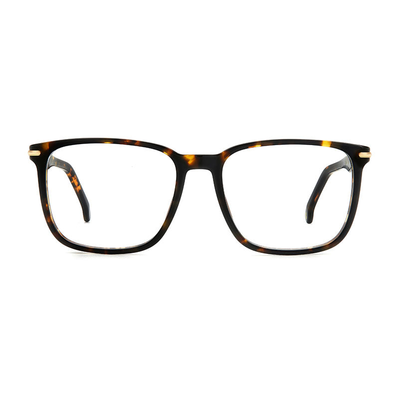 Carrera Eyeglasses Square Full Rim, Havana Frame and Clear Demo Lens Lens CARRERA309008600