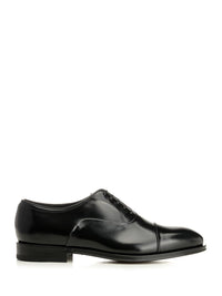 Ferragamo Men Oxford With Toe Cap