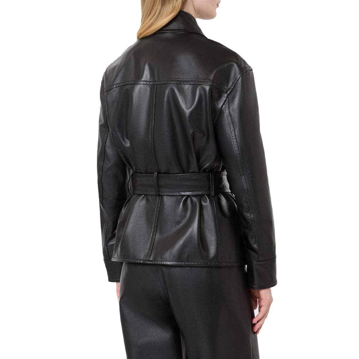 Max Mara Studio Max Mara Studio Nappa Leather Giusto Jacket Women