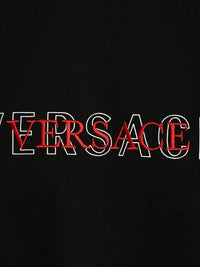 Versace Men T-Shirt With Embroidered Logo