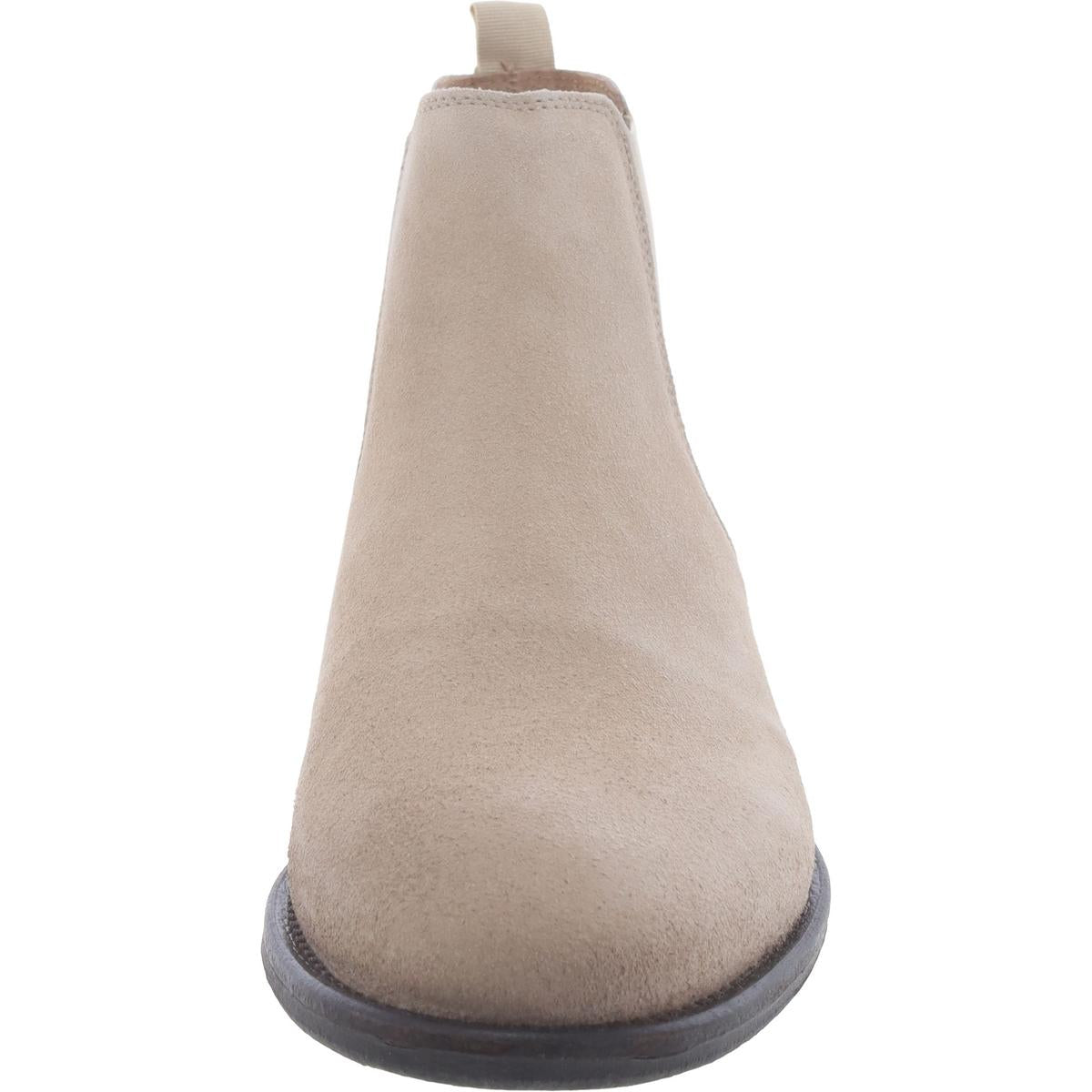 Mens Suede Pull On Chelsea Boots