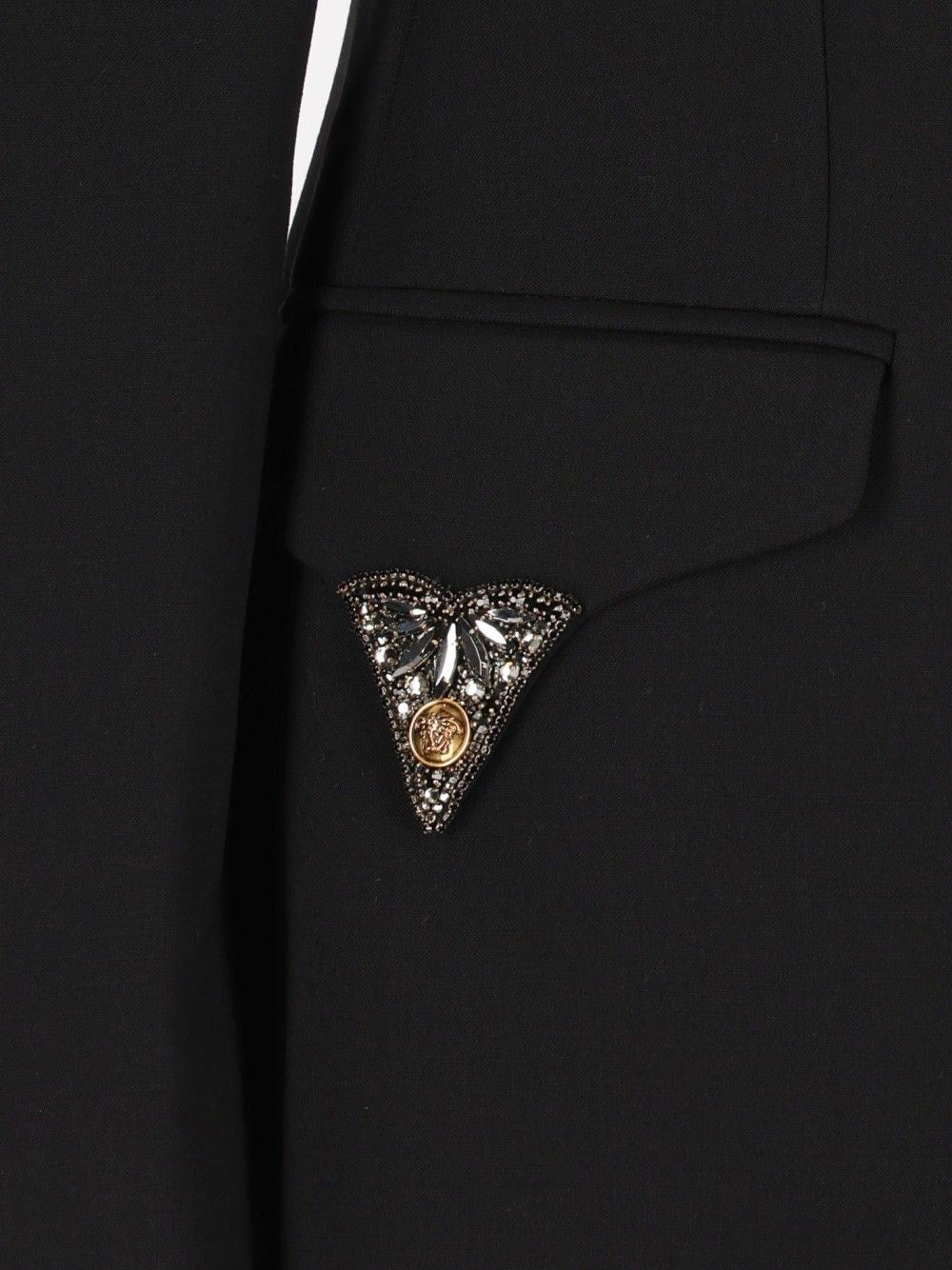 Versace Women Double-Breasted Evening Blazer