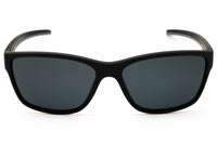 BMW BMW Sunglasses Rectangle Full Rim, Matte Black Frame and Smoke Polarized Lens BS003602D