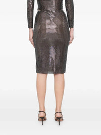 Self-portrait Self-Portrait Women Rhinestone Midi Skirt