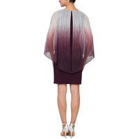 Plus Womens Polyester Sheath Dress
