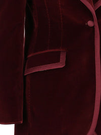 Dolce & Gabbana Women Turlington Single-Breasted Velvet Jacket