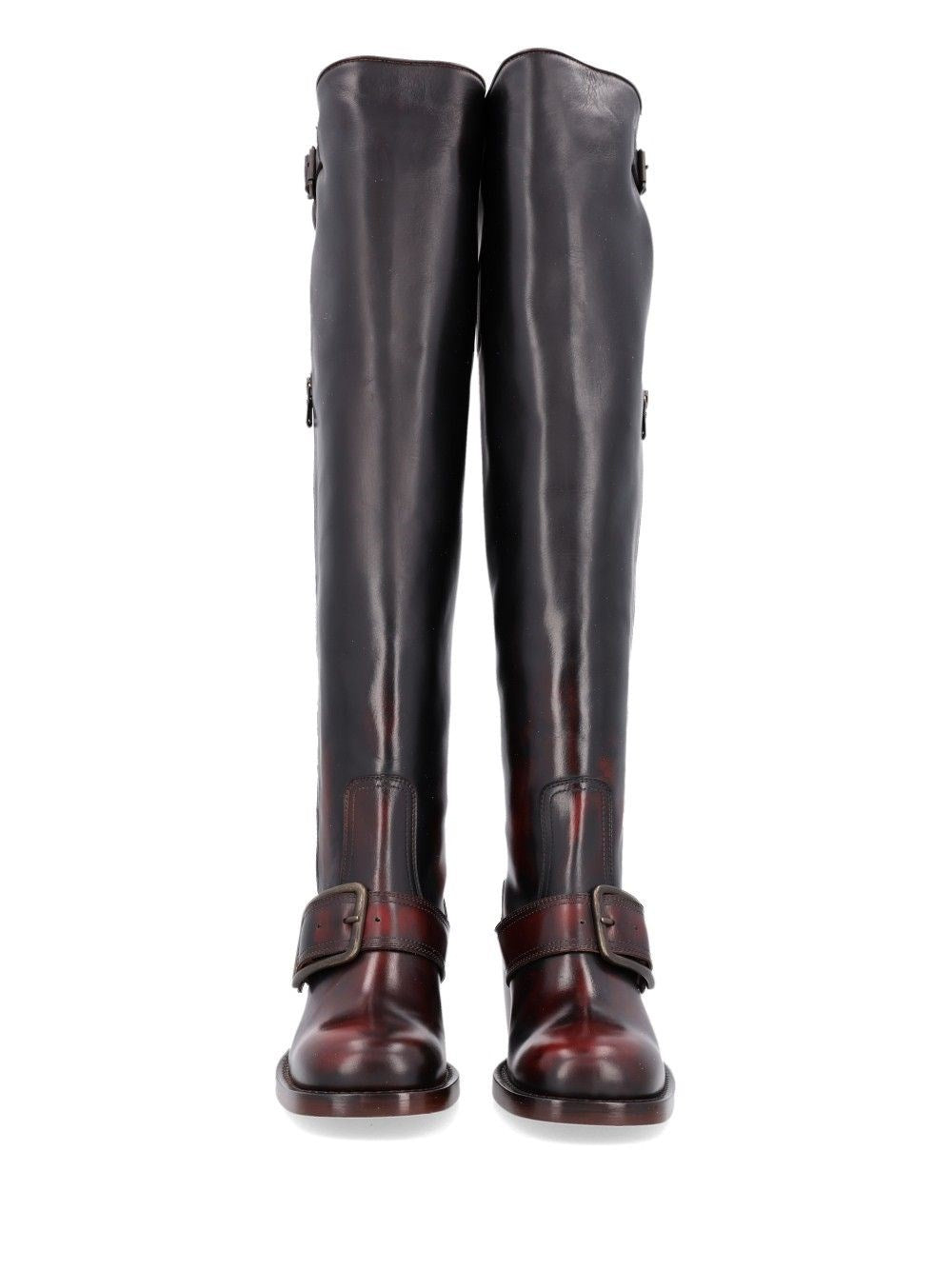 Dries Van Noten Women High Boots With A Buckle