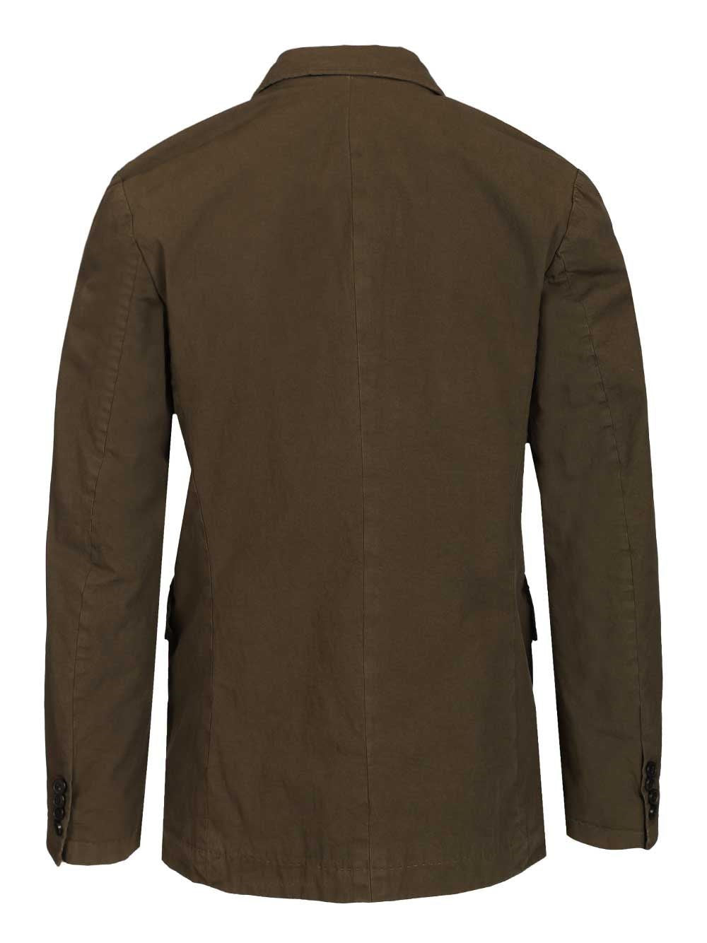 Dries Van Noten Men Double-Breasted Cotton Blazer