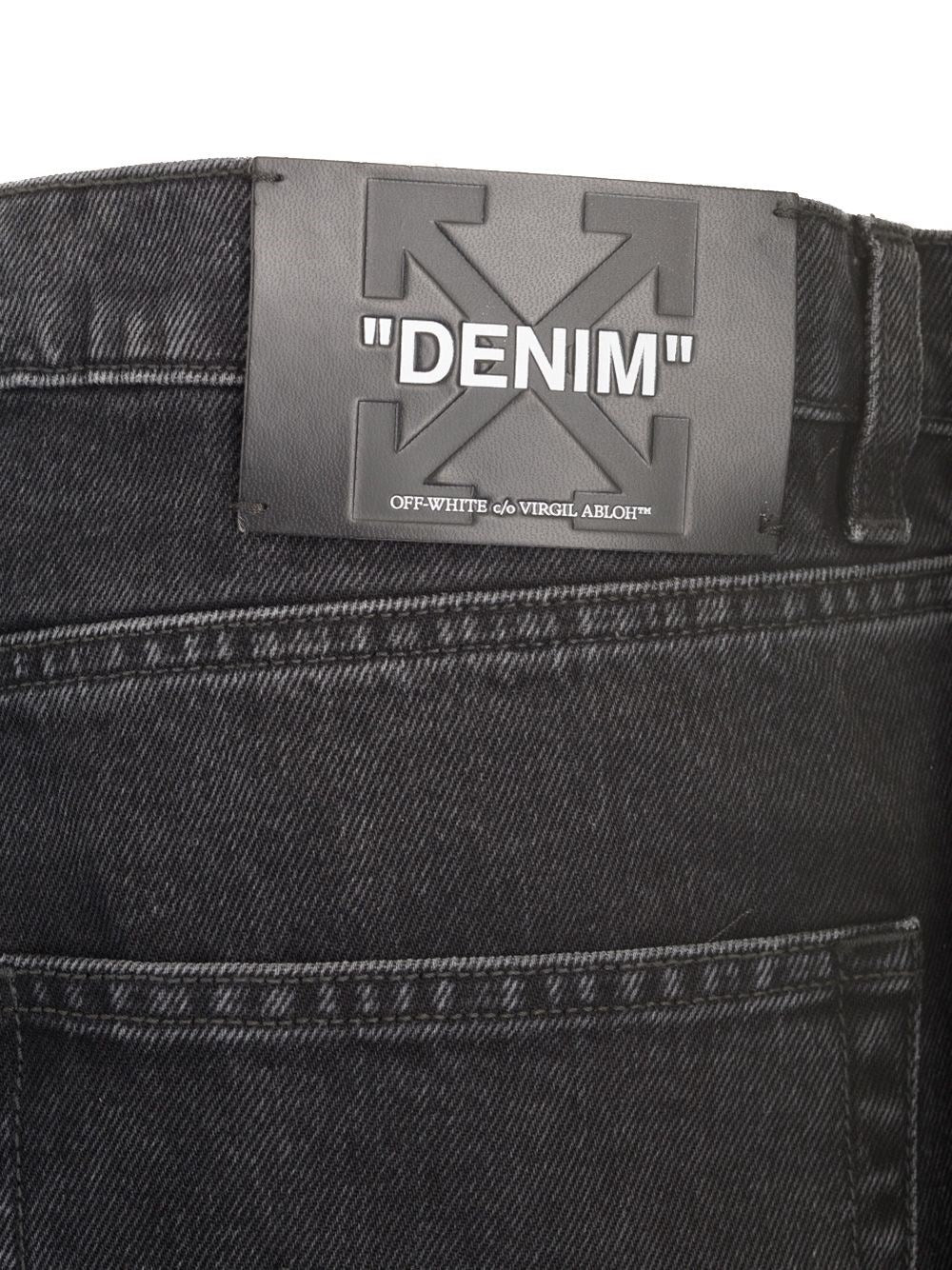 Off-White Men Relaxed Fit "Diag" Jeans
