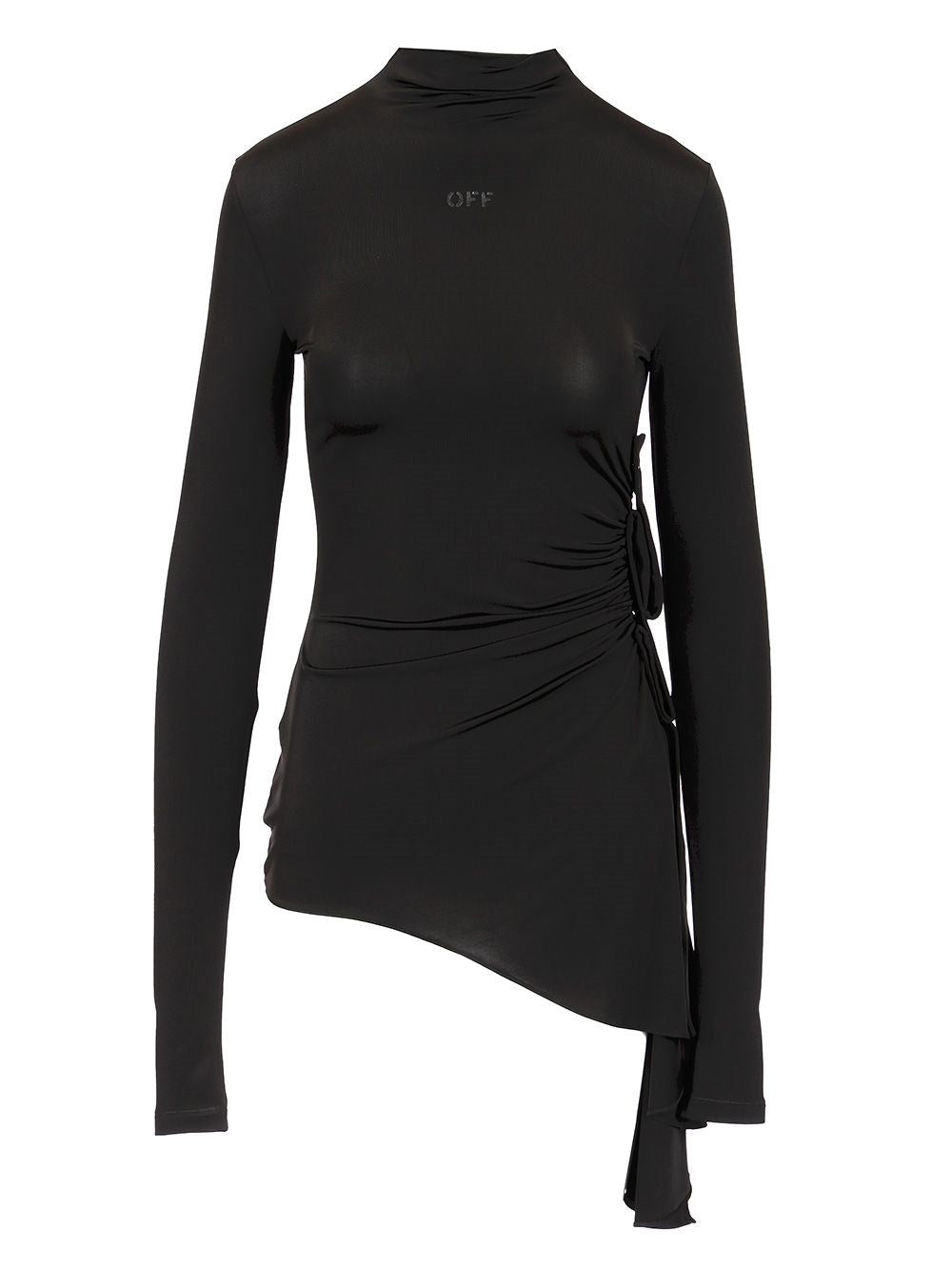 Off-White Women Long Sleeve Draped Top
