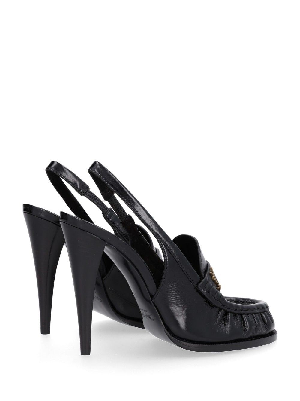 Saint Laurent Women Le Loafer Open Back Pumps