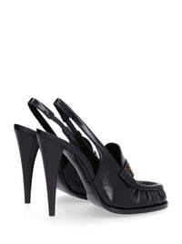 Saint Laurent Women Le Loafer Open Back Pumps