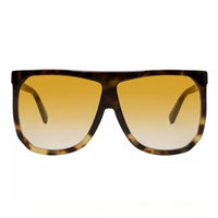 Loewe Sunglasses Square Full Rim, Red/Grey Frame and Grey Gradient Lens LW40001F68B