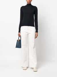 Forte_forte Forte_Forte Women White Wide Leg Trousers