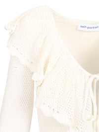 Self-portrait Self-Portrait Women White Midi Dress