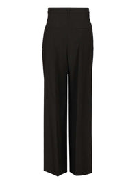 Sportmax Women Wide-Leg Trousers In Stretch Wool