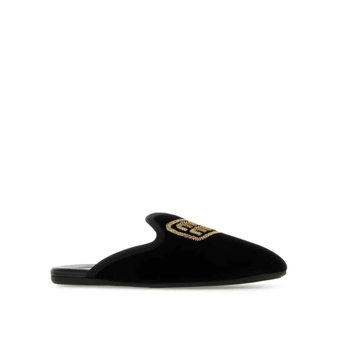 Miu Miu Logo Embroidered Slip-On Mules Women