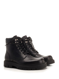Bottega Veneta Bottega Veneta Men "Haddock" Lace-Up Boots