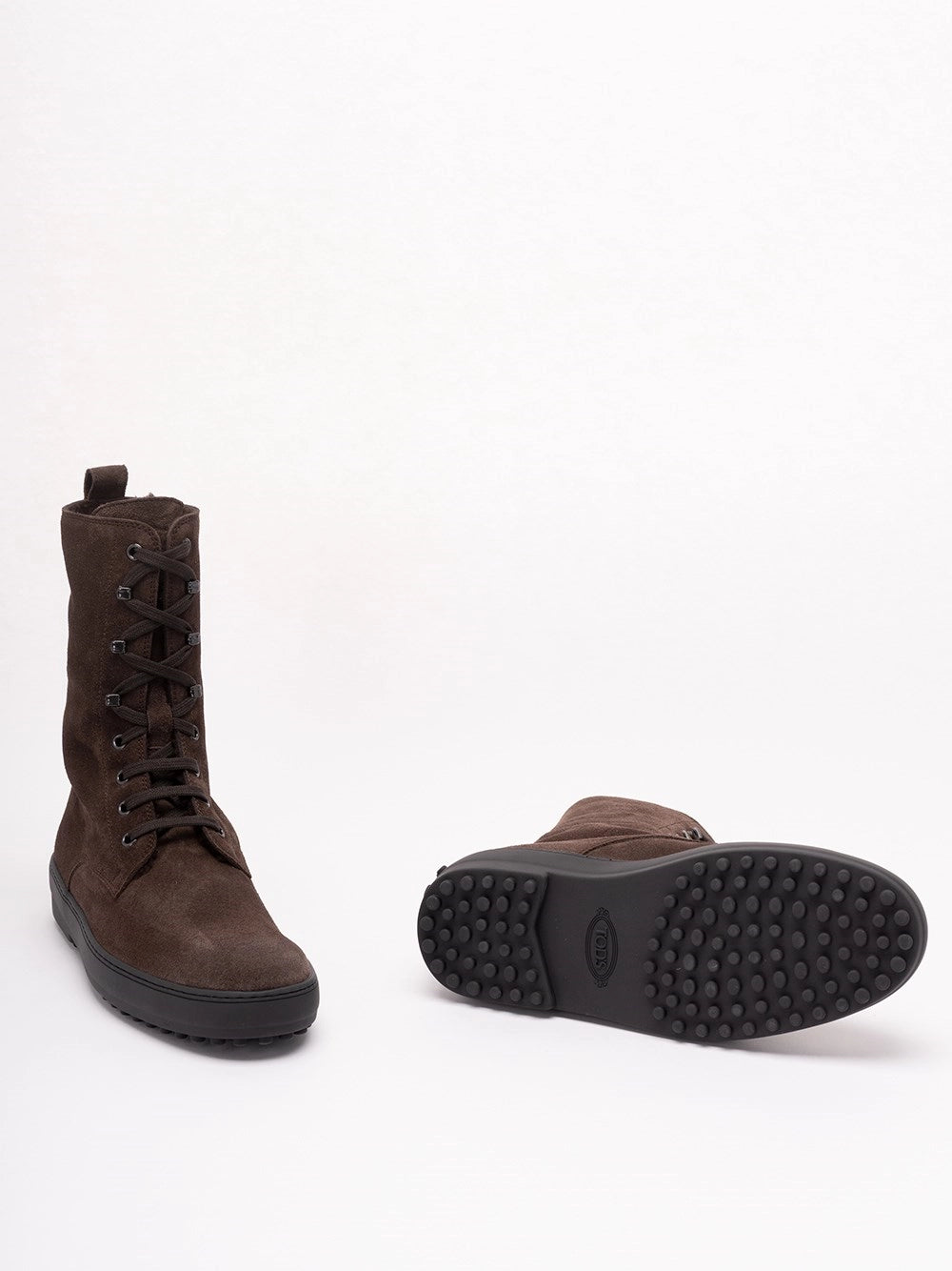 Tod's Women Winter Gommino Ankle Boots In Suede Leather