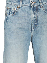 Jacquemus Men Straight Jeans In De-Nîmes Denim