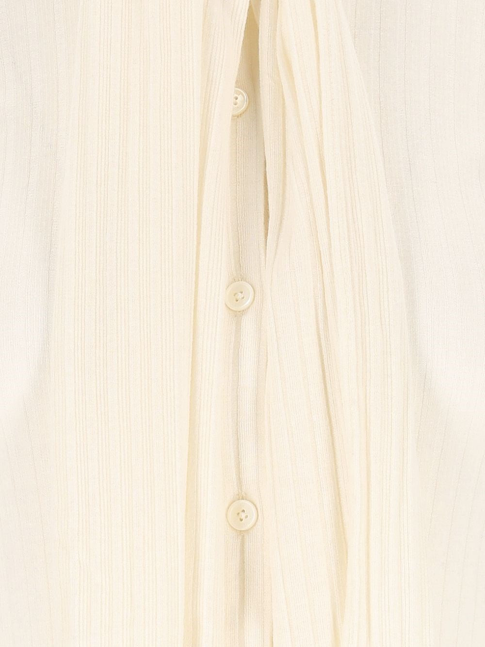Toteme Women Ribbed Bow Blouse