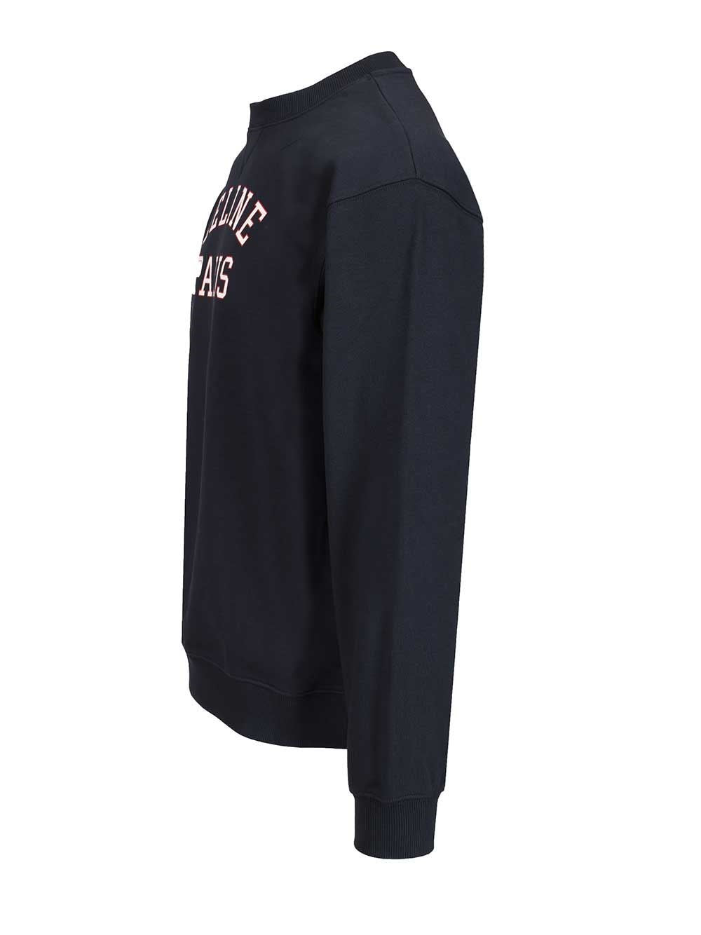 Celine Celine Men Crewneck Cotton Sweatshirt