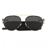 Versace Sunglasses Aviator Full Rim, Black Frame and Dark Grey Lens VE2232143887