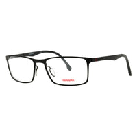 Carrera Carrera Eyeglasses Rectangle Full Rim, Matte Black Frame and Clear Demo Lenses Lens CA8827/V000300