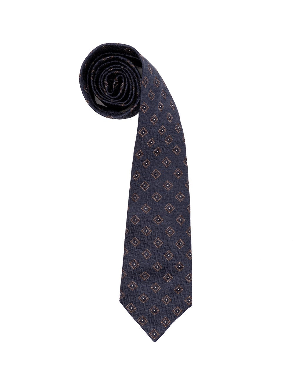 Brunello cucinelli Brunello Cucinelli Men Silk Tie With Chevron Herringbone Pattern