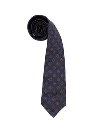 Brunello cucinelli Brunello Cucinelli Men Silk Tie With Chevron Herringbone Pattern