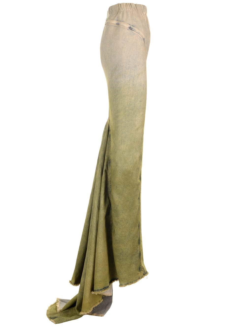 Moncler X Rick Owens Women Denim Mermaid Skirt