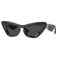 Burberry Sunglasses Cat Eye Full Rim, Violet Frame and Light Grey Mirror Silver Lens BE4421U40956G