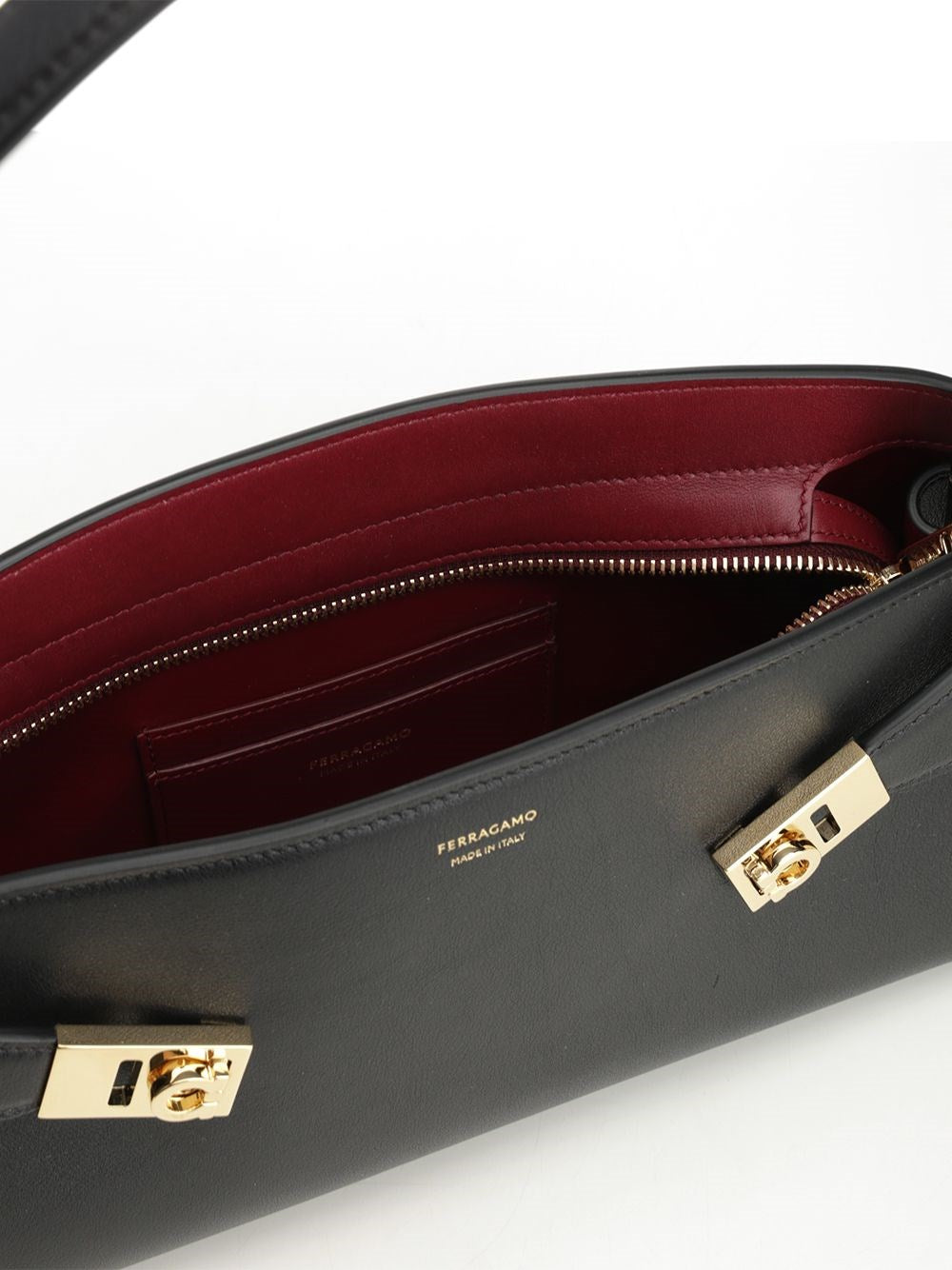 Ferragamo Women Hug Leather Shoulder Bag