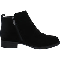 Larime Womens Zipper Ankle Booties