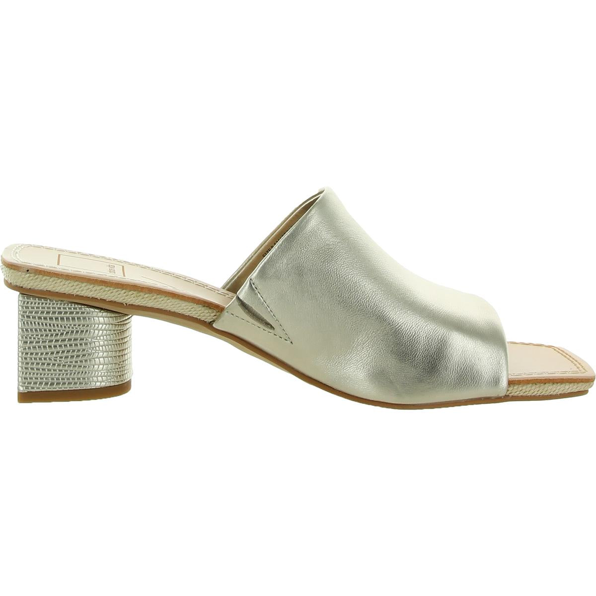 Jolice Womens Leather Slip On Mules